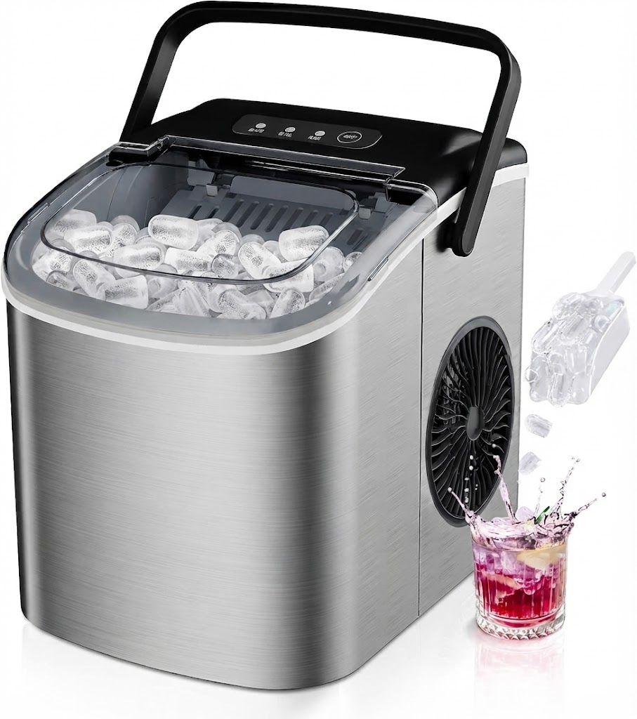 Countertop Ice Maker Machine with Handle