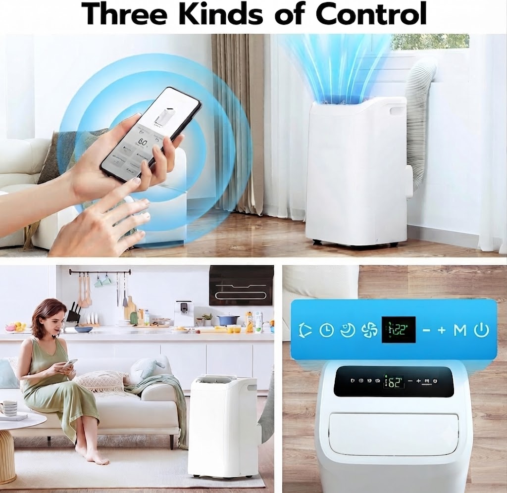 Portable Air Conditioners-14,000 BTU (10,000 BTU SACC) Smart AC Ultra