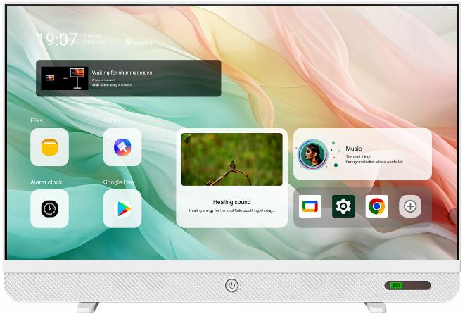Small Smart TV Full HD 4K| Kitchen Smart TV, Flat Screen Television with Loud Dual Stereo Speakers, 178° Viewing & Wi/Fi 