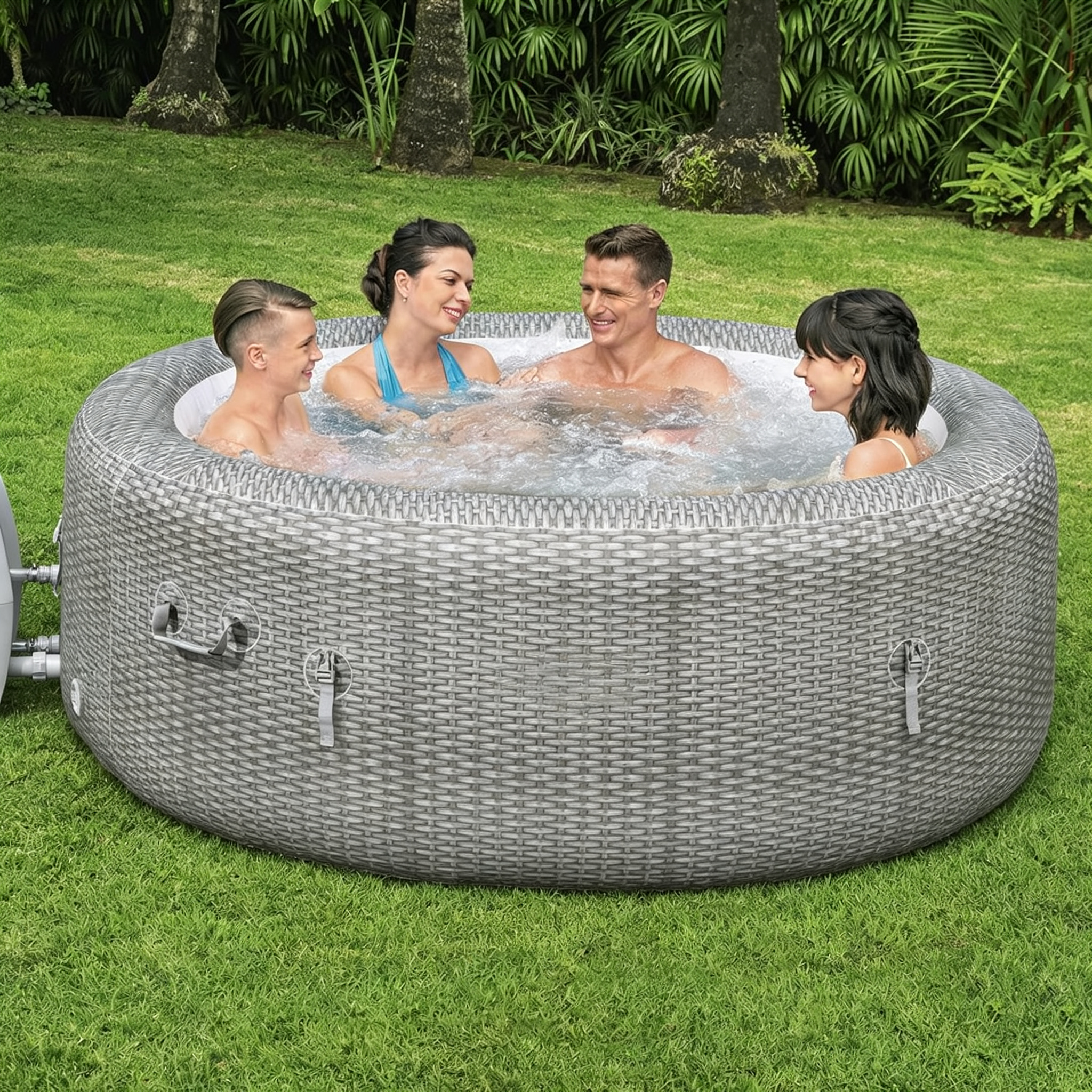 🎉( CLEARANCE SALE ) 🎉✨1-10 Person EnergySense Inflatable Heated Hot Tub