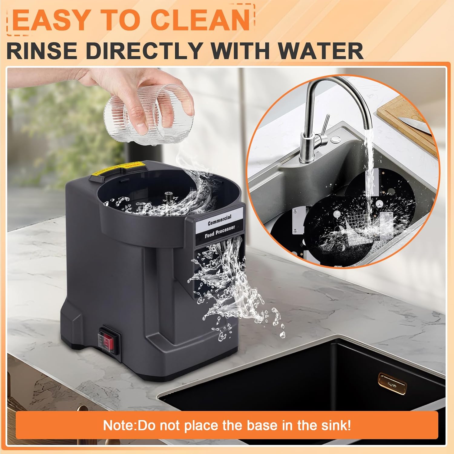 Vegetable Dicer Chopper 3 IN 1 Food Processor Automatic Potato Slicer&Onion Shredder with 3 Stainless Steel Blades 110V