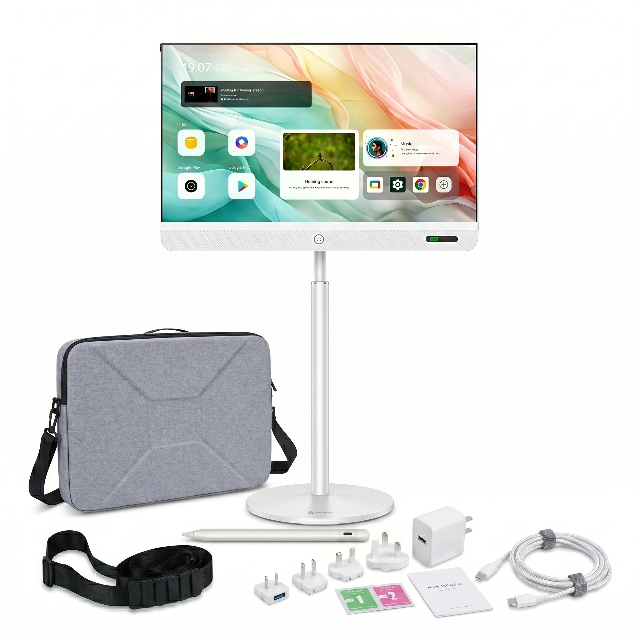 🎉( CLEARANCE SALE ) 🎉Outdoor Portable 4K TV | Long Battery, Bluetooth, Wi-Fi & Karaoke