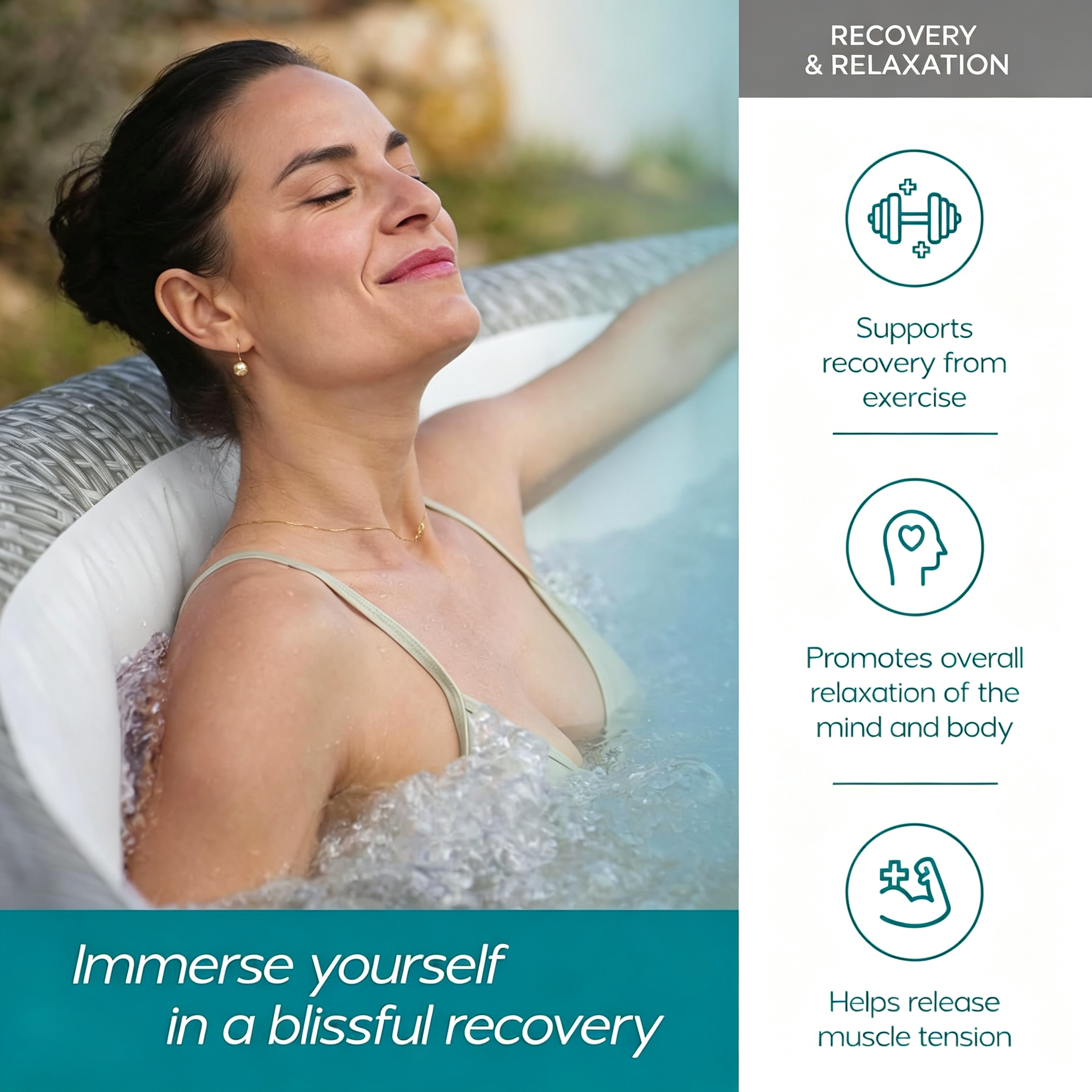 🎉( CLEARANCE SALE ) 🎉✨1-10 Person EnergySense Inflatable Heated Hot Tub