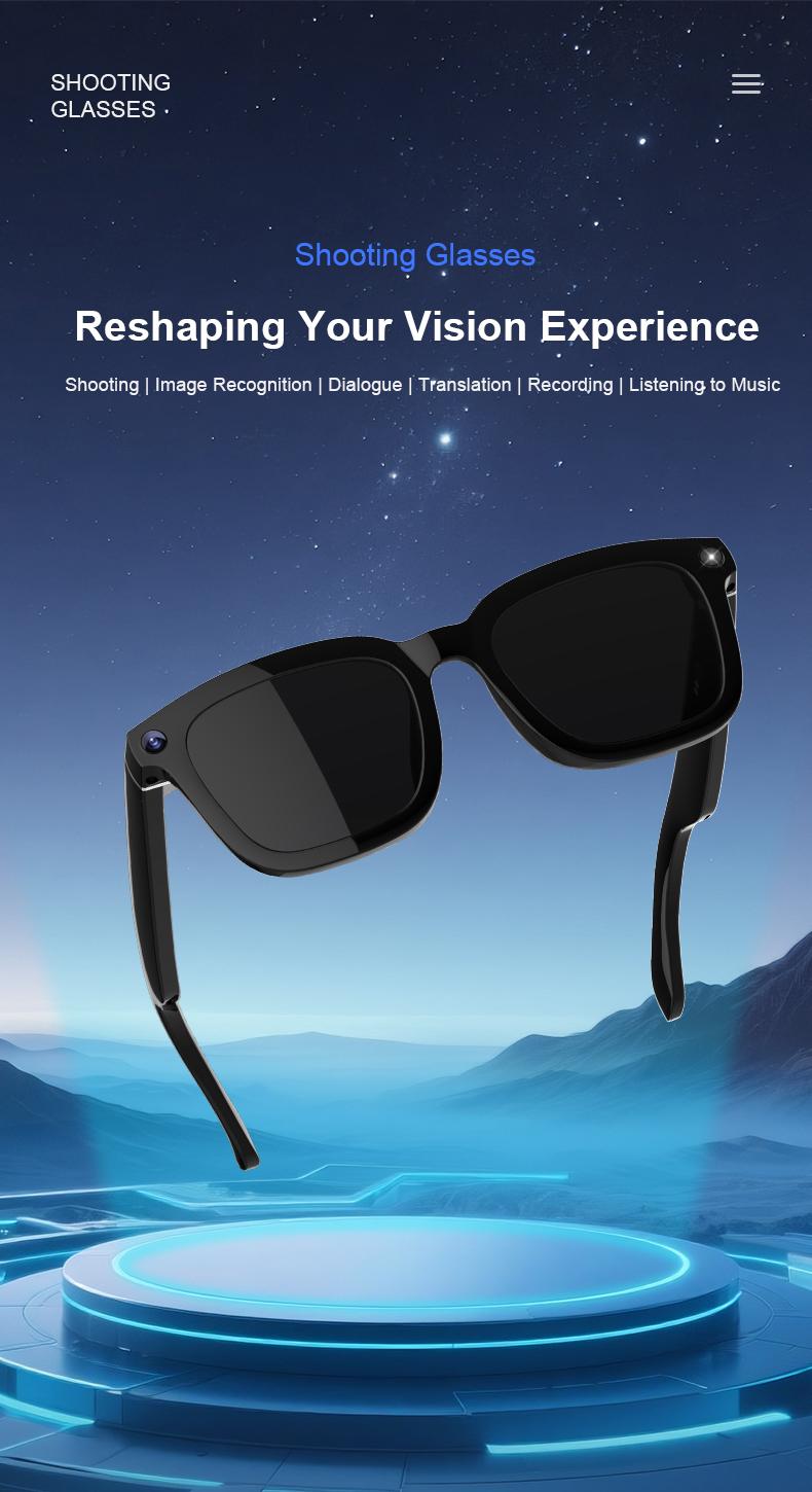 Smart Bluetooth Glasses &mdash; Reshaping Your Vision Experience