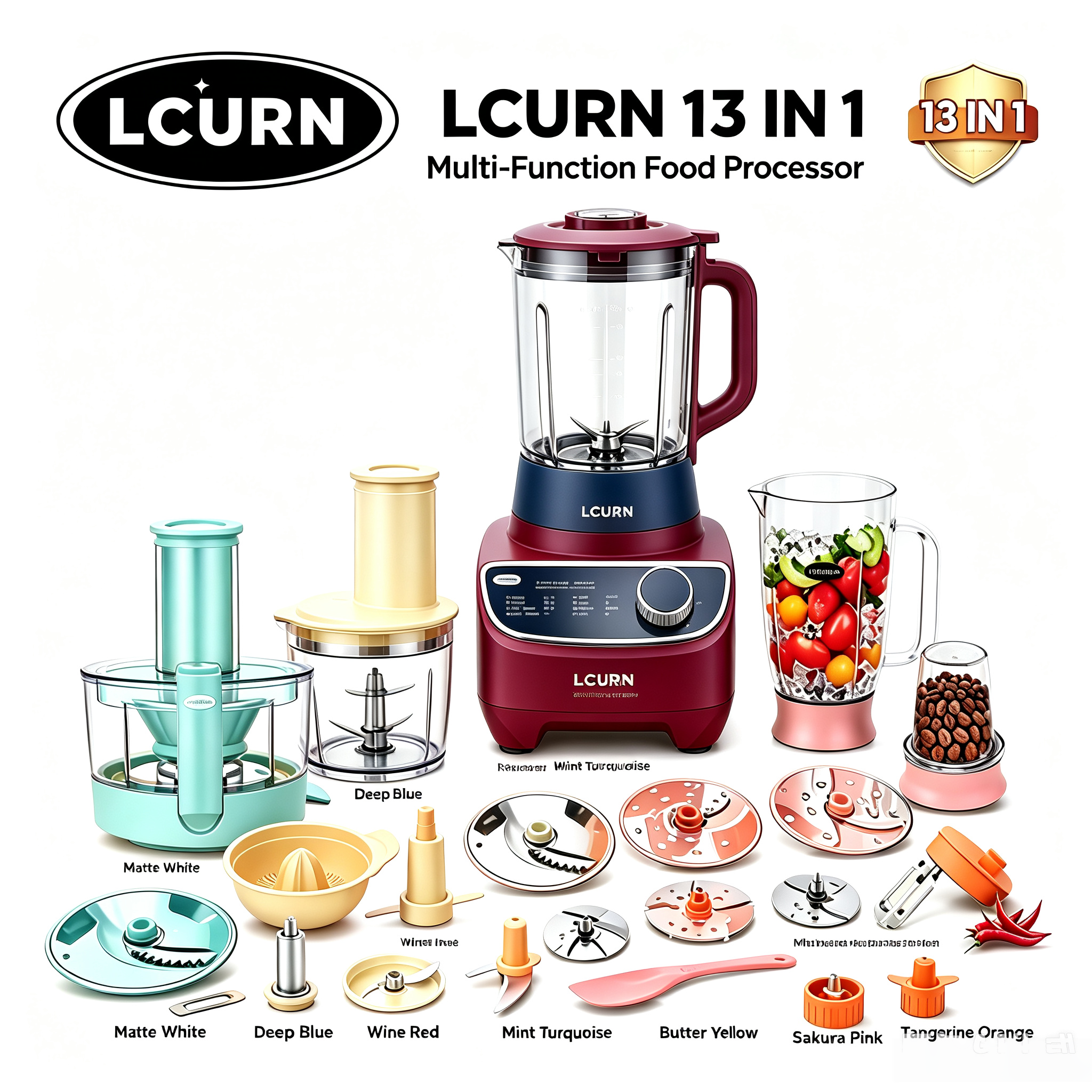 🔥Factory Promotion🔥13 IN 1 Multi-Function Food Processor | 3.5L Kitchen Master