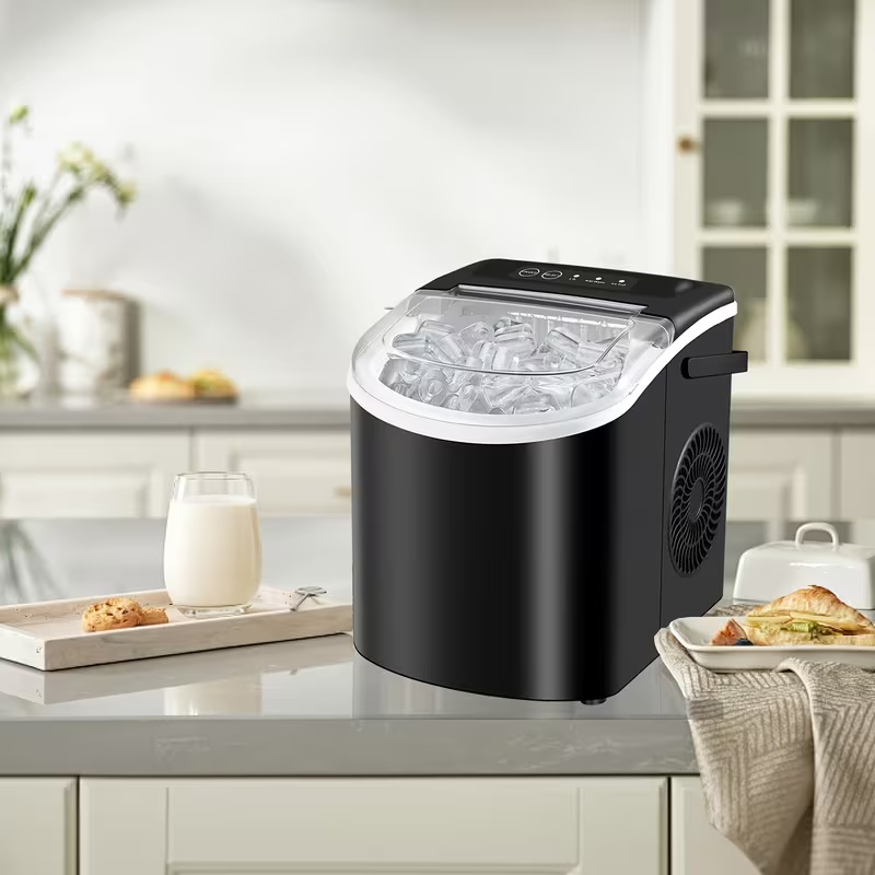 Summer Hot Seller💥Ice Maker—Portable Ice Maker (includes handle, ice scoop, and ice basket); suitable for home, kitchen, office, or dormitory use.
