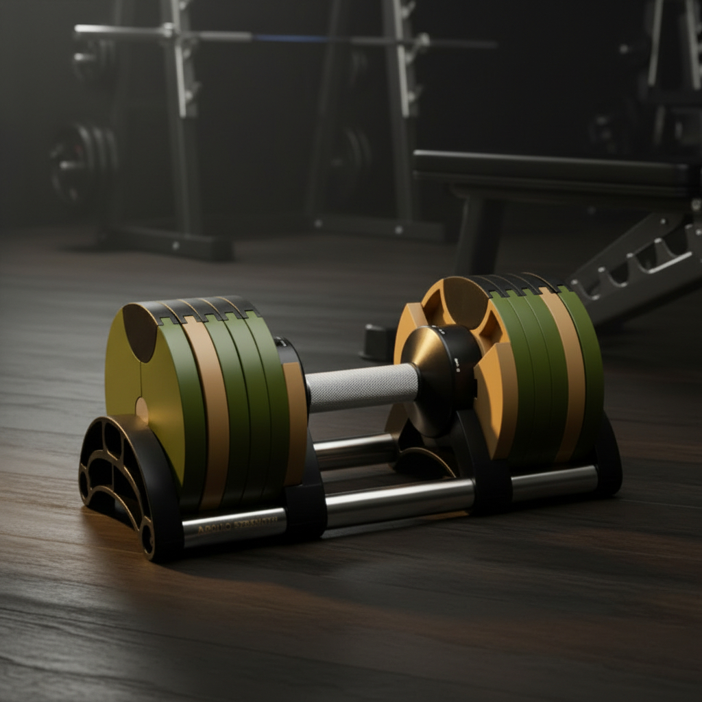 🎉( CLEARANCE SALE ) 🎉✨Adjustable Dumbbell 90lbs Dumbbells Pair and Stand