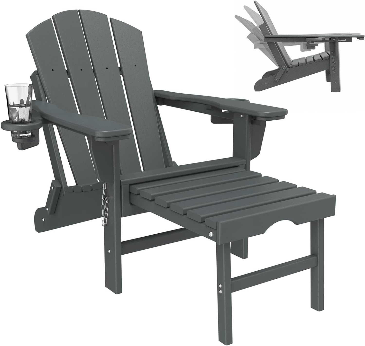 💝Summer special offer💝Last Day For Clearance✨Buy 2 get 2 free💥⛱️Folding Outdoor Adirondack Chairs Weather Resistant for Patio
