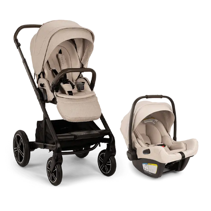 2-in-1 Baby Travel System | One-Hand Fold, All-Terrain & Lightweight Infant Car Seat