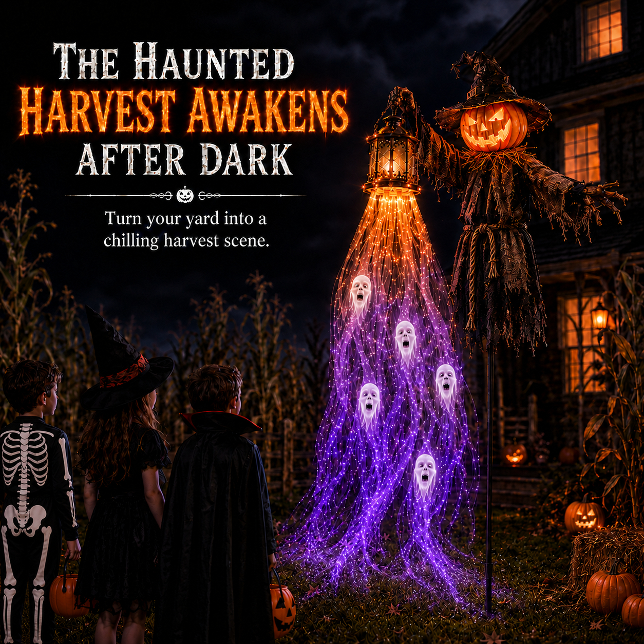 💀Halloween Soul Harvester Animated Garden Light