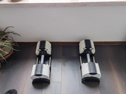 Adjustable Dumbbell 90lbs Dumbbells Pair and Stand