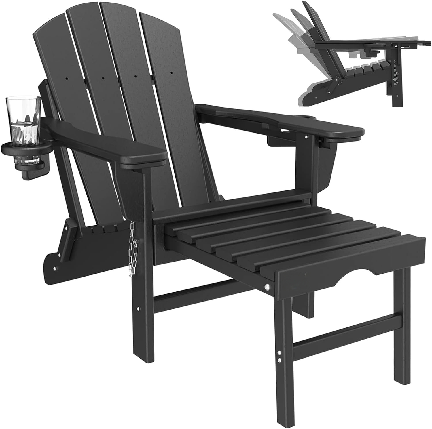 💝Summer special offer💝Last Day For Clearance✨Buy 2 get 2 free💥⛱️Folding Outdoor Adirondack Chairs Weather Resistant for Patio
