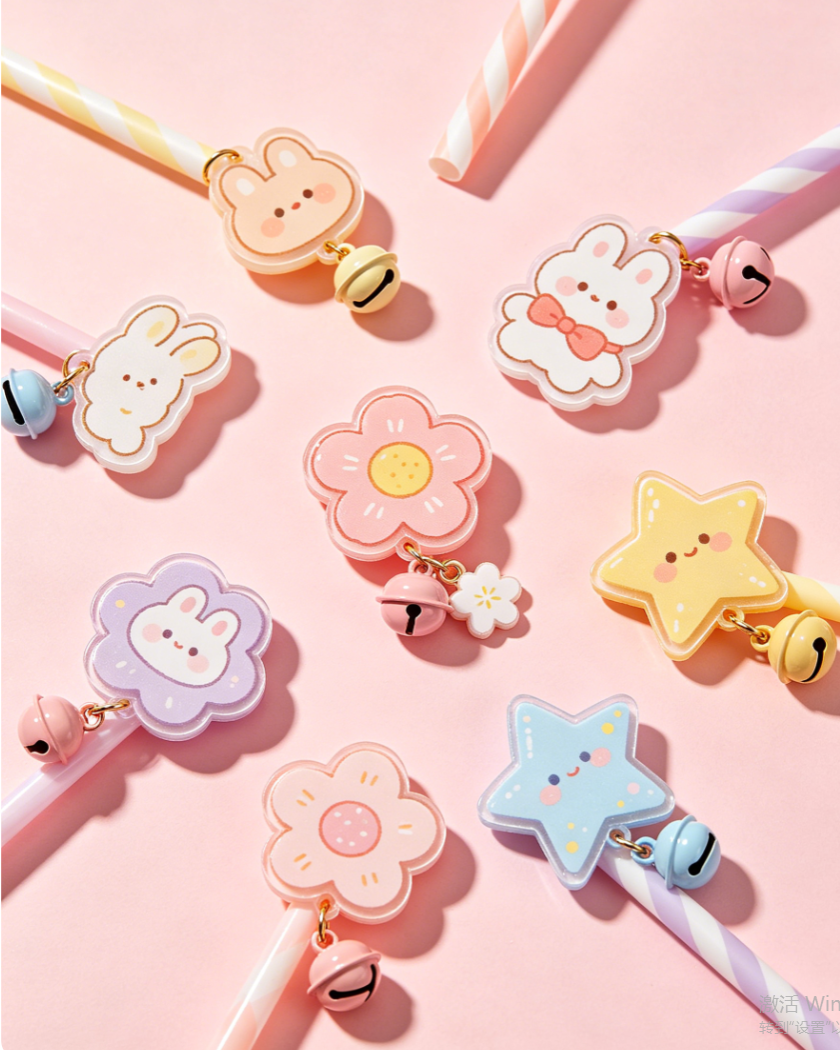 Straw Toppers & Charms