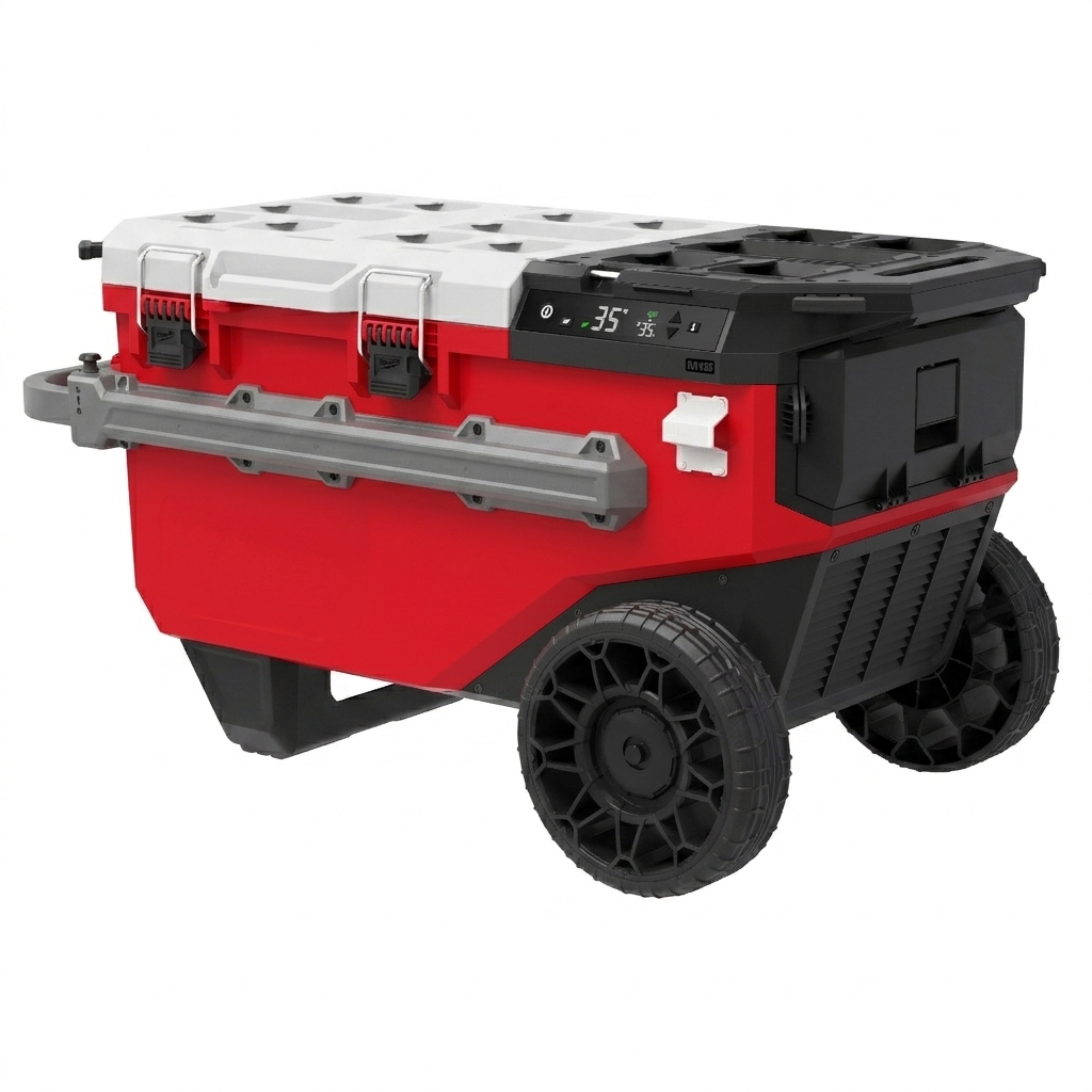 M18 30QT Rolling Fridge: Iceless Cooling Meets PACKOUT