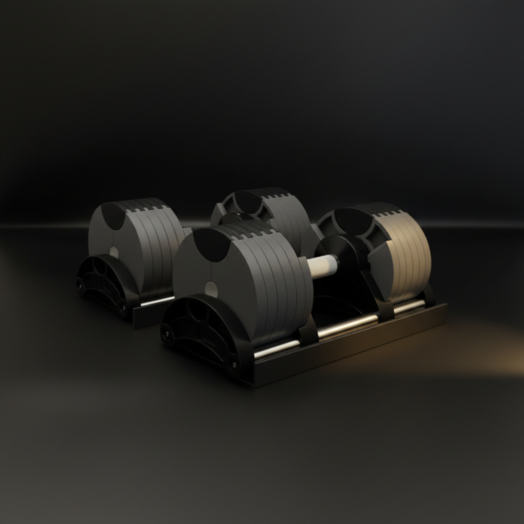 🎉( CLEARANCE SALE ) 🎉✨Adjustable Dumbbell 90lbs Dumbbells Pair and Stand