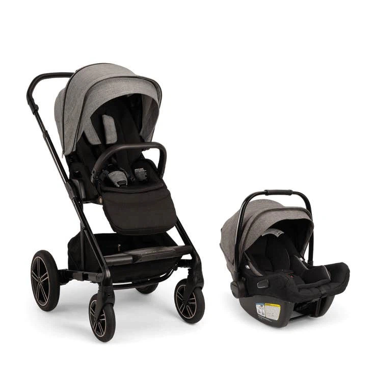 2-in-1 Baby Travel System | One-Hand Fold, All-Terrain & Lightweight Infant Car Seat