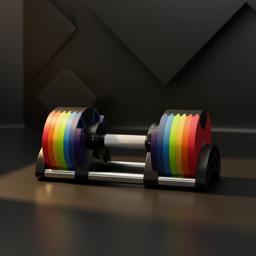🎉( CLEARANCE SALE ) 🎉✨Adjustable Dumbbell 90lbs Dumbbells Pair and Stand