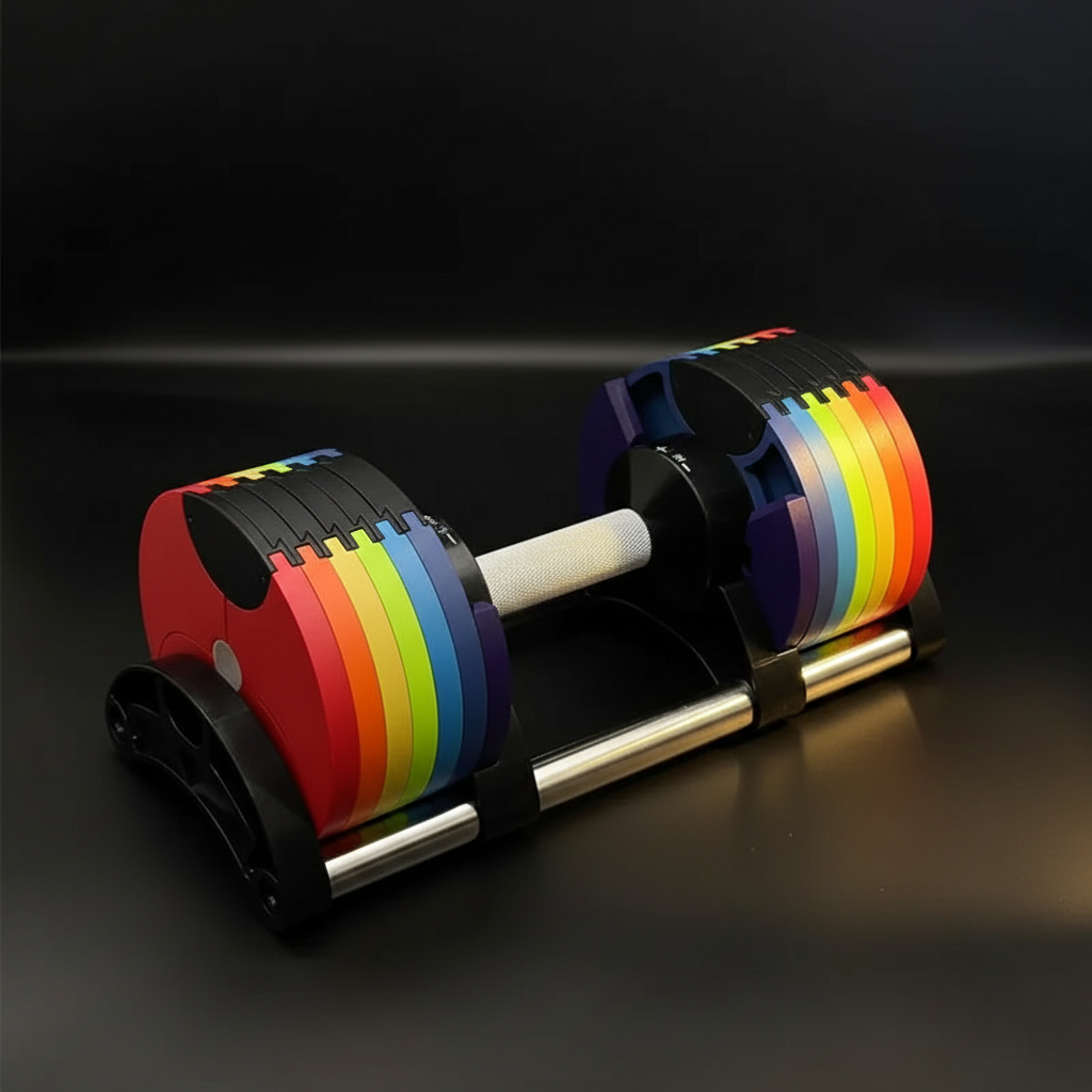🎉( CLEARANCE SALE ) 🎉✨Adjustable Dumbbell 90lbs Dumbbells Pair and Stand