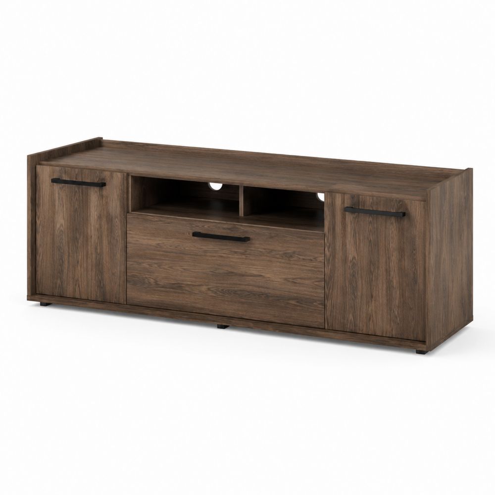 Mobile TV in legno con ante e cassetto 150x40x50 cm-Casmiron