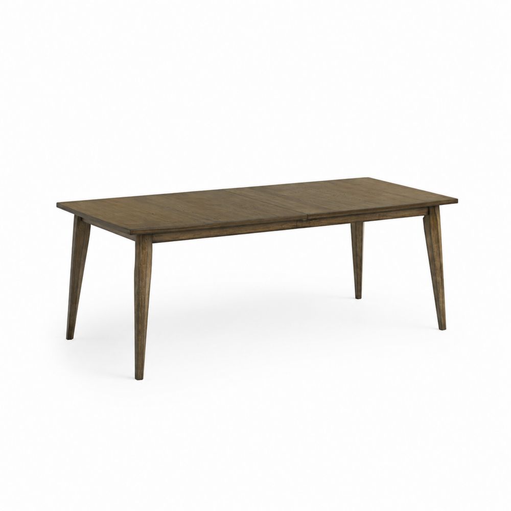 Tavolo da pranzo rettangolare in legno 200x90x75 cm Marrone-Casmiron