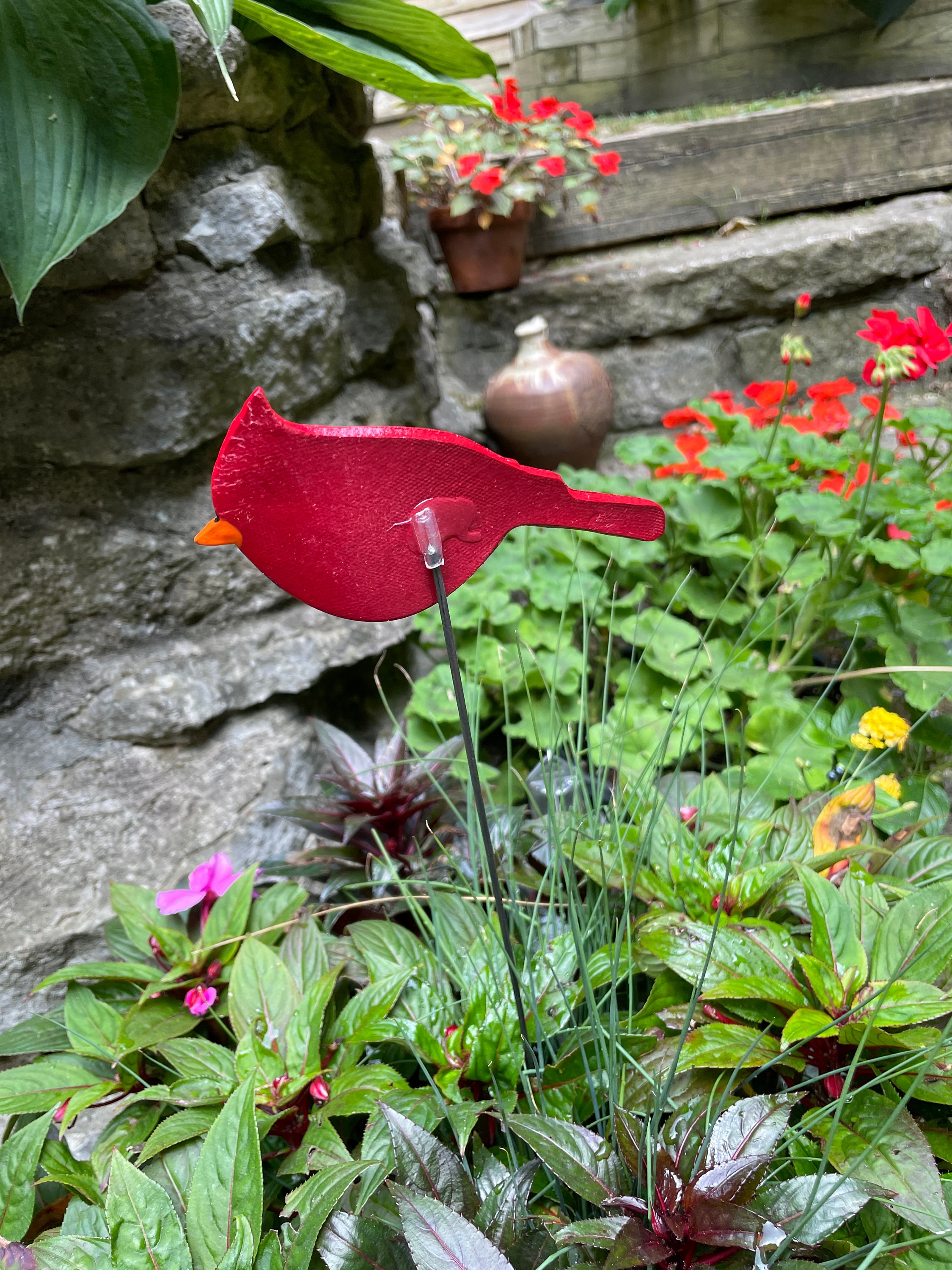 🐦Red Cardinal Garden Yard Bird