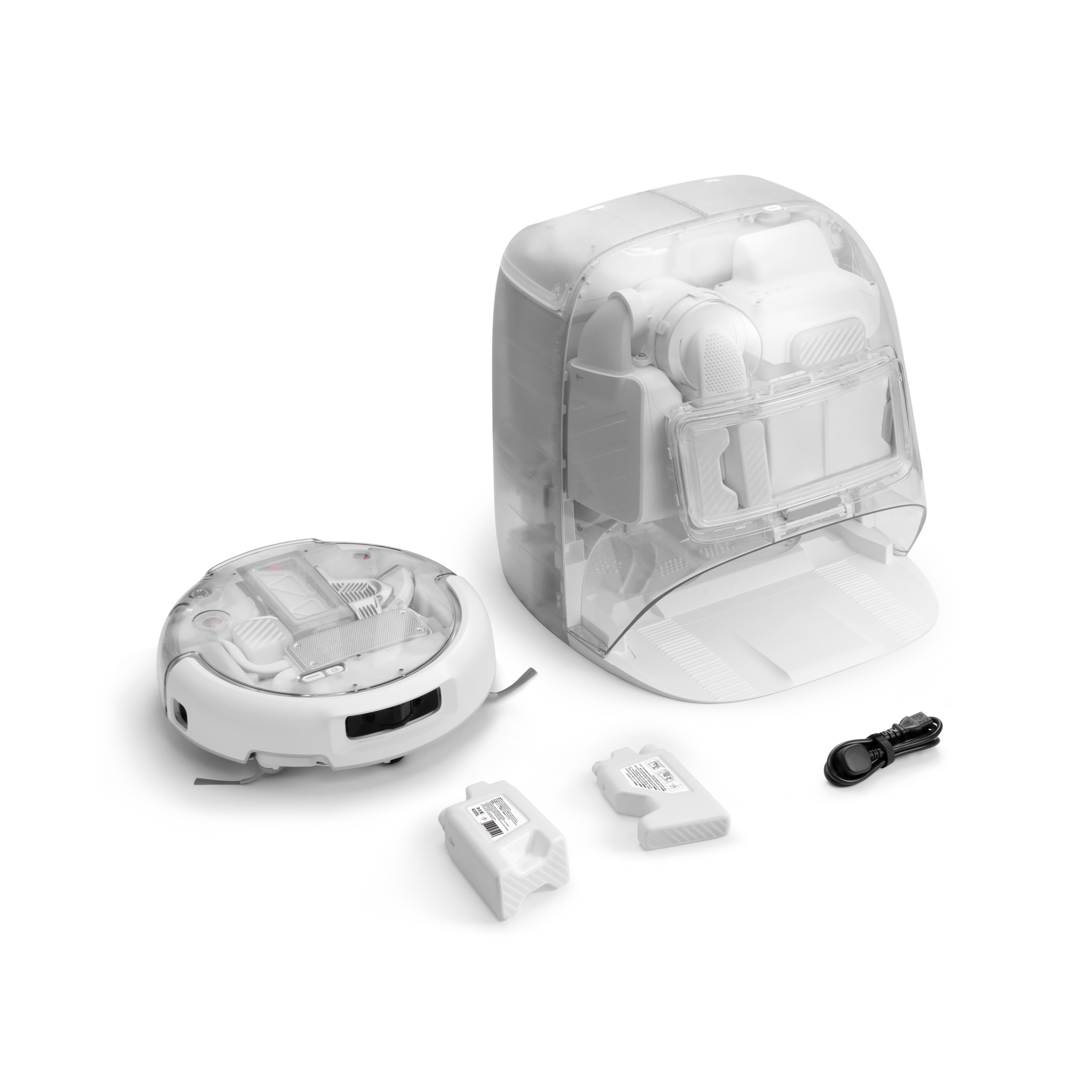 Smart Robot Vacuum & Mop with Self-Emptying Station – Powerful Cleaning for Your Home