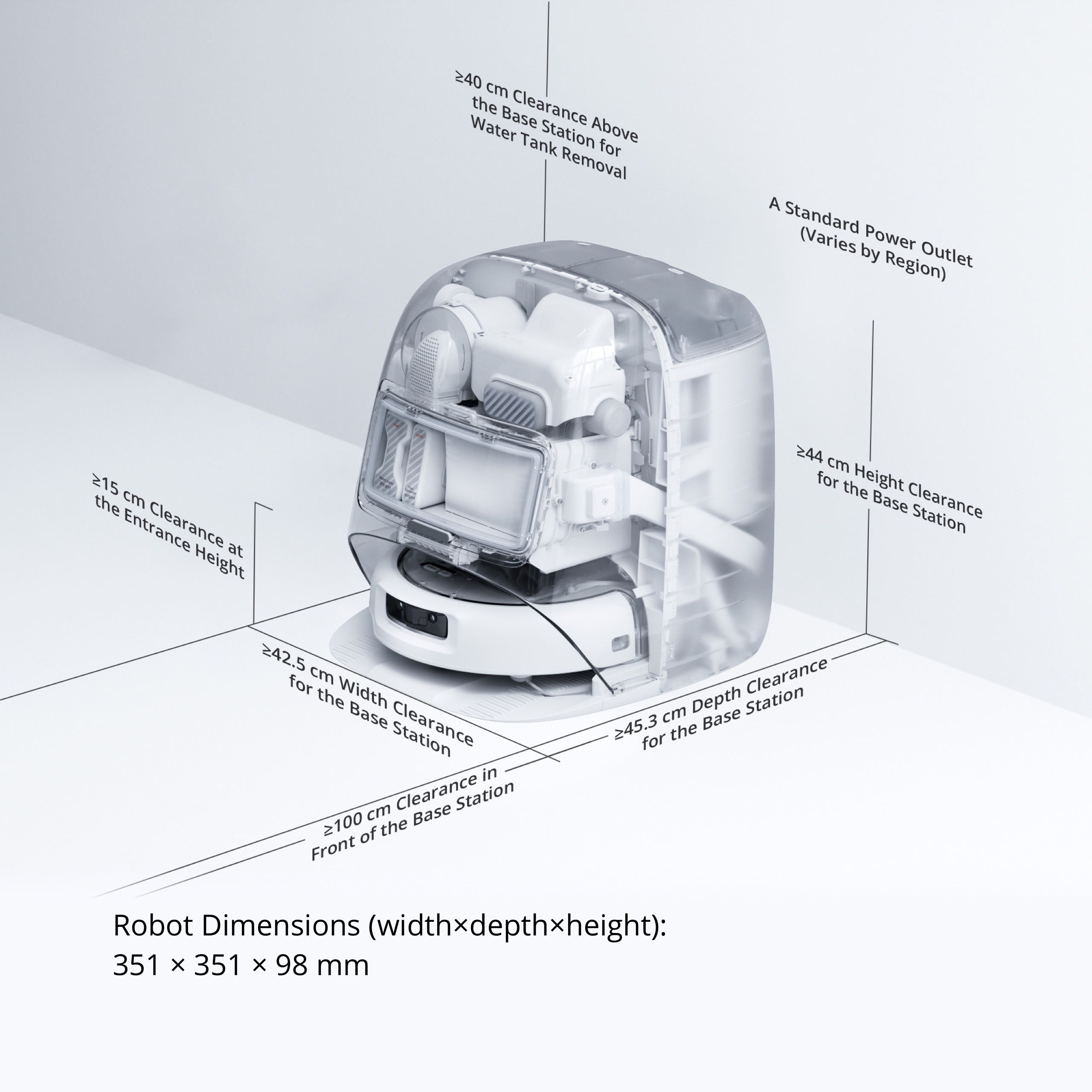Smart Robot Vacuum & Mop with Self-Emptying Station – Powerful Cleaning for Your Home