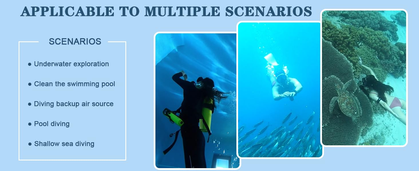 【DealsForYouDays】SEESE Mini Scuba Tank with Snorkel Mask 0.5L Portable Small Diving Tank with Full Face Diving Mask Reusable DOT Certified Pony Bottle Diving Cylinder Kit (No inflatable device) 【DealsForYouDays】SEESE Mini Scuba Tank with Snorkel Mask 0.5L Portable Small Diving Tank with Full Face Diving Mask Reusable DOT Certified Pony Bottle Diving Cylinder Kit (No inflatable device)