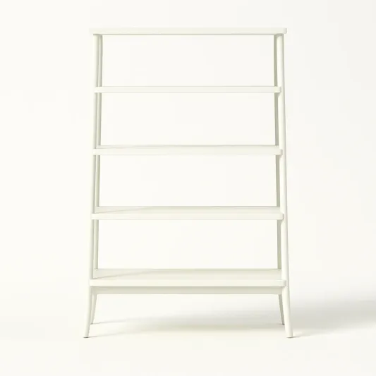 Metall-Regal mit 5 Ebenen Weiß 180cm Höhe-domlivera