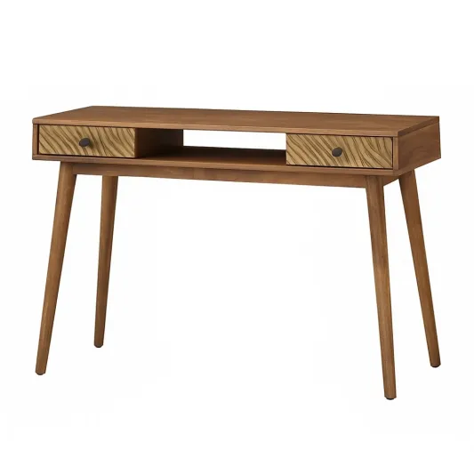 Schreibtisch aus Holz mit Schubladen 120x55x78 cm-domlivera
