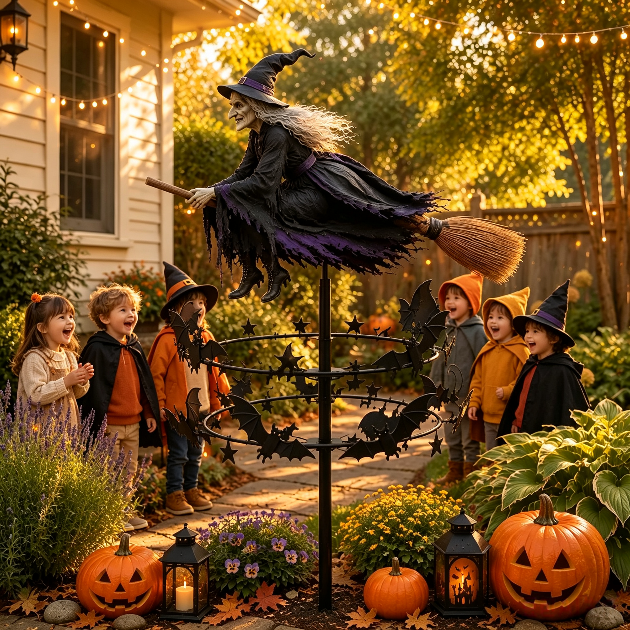 🔥Last Day 60% OFF 🧙‍♀️ The Enchanted Witch Garden Wind Spinner