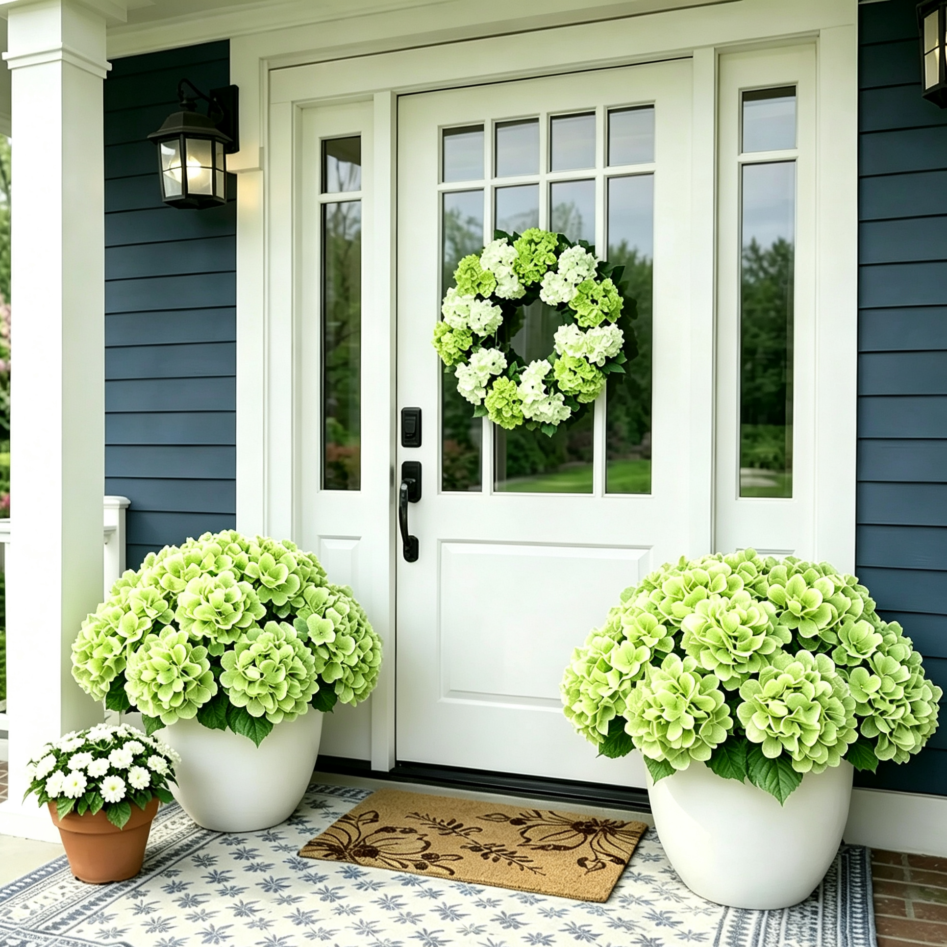 💥Last Day 70% OFF💐Artificial Outdoor Hydrangea Flowers - UV resistant, Waterproof, Windproof