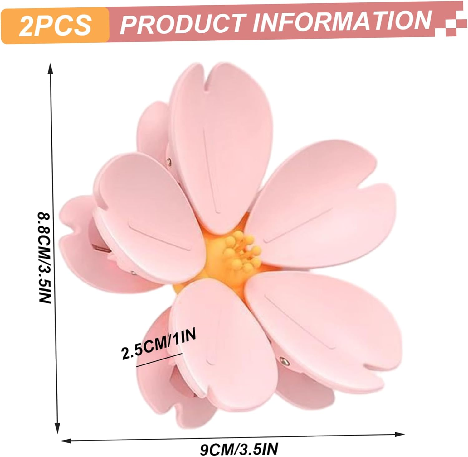 Magnetic flower bag clips