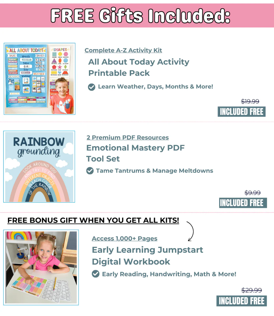 💥LIMITED TIME SALE 62% OFF💥 PRESCHOOL HEAD START KIT 📚