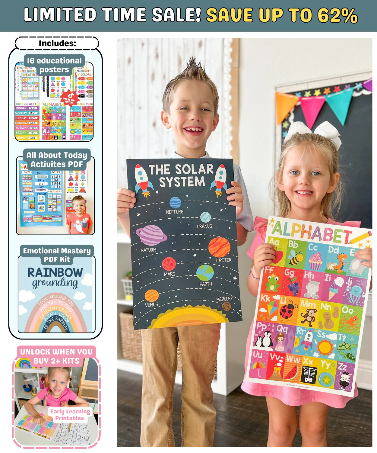 💥LIMITED TIME SALE 62% OFF💥 PRESCHOOL HEAD START KIT 📚
