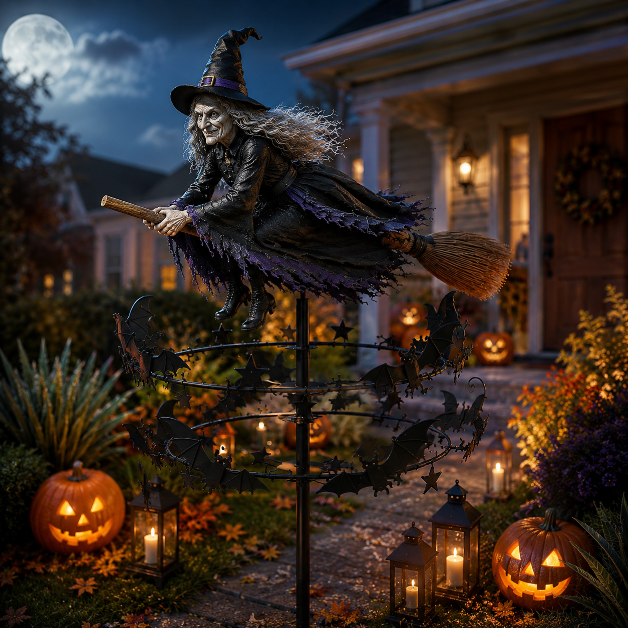 🔥Last Day 60% OFF 🧙‍♀️ The Enchanted Witch Garden Wind Spinner