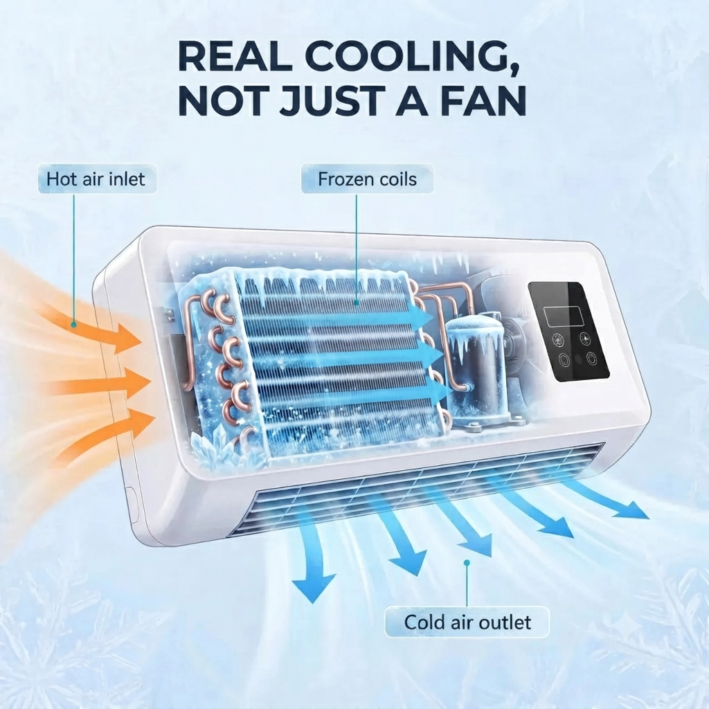 🔥Limited Discount🔥Ductless Portable Air Conditioners No Windows Needed