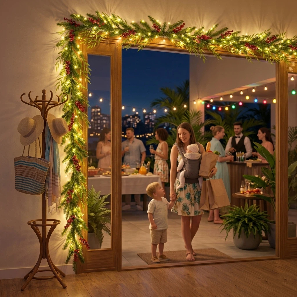 ☀️ Summer Special: 50% OFF LED Greenery Garland! 🌿✨ – The Secret to a Magical Garden Party!