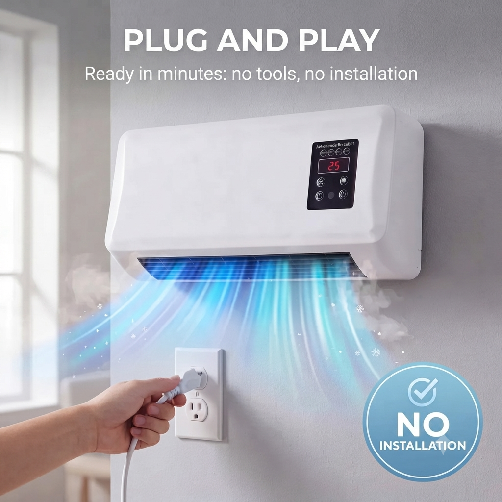 🔥Limited Discount🔥Ductless Portable Air Conditioners No Windows Needed