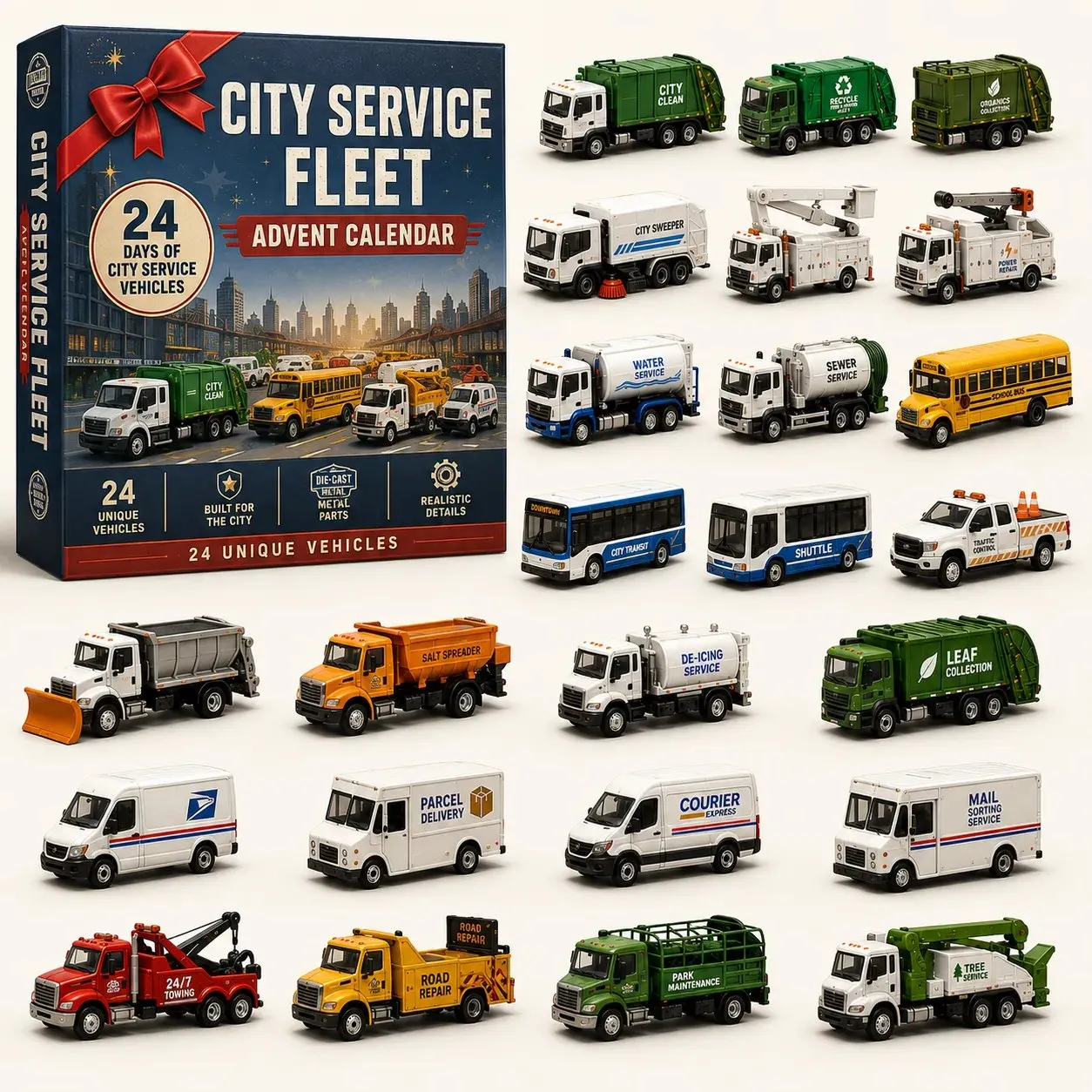 🚧Építsd fel flottádat – 24 napos járműadventi naptár | ✨Minden reggel új kaland