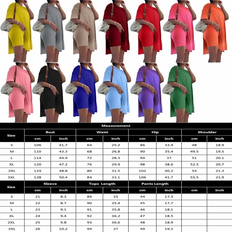 Női plus size kétrészes szettek, rövid ujjú tunikák, felsők és skinny motoros rövidnadrágo