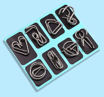 Brain Twist Metal Puzzle IQ Test