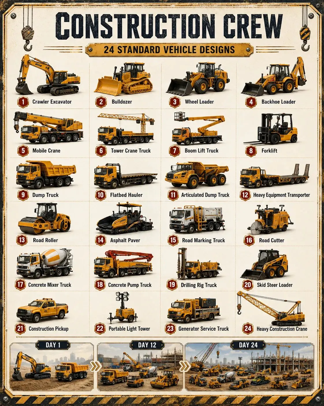 🚧Építsd fel flottádat – 24 napos járműadventi naptár | ✨Minden reggel új kaland