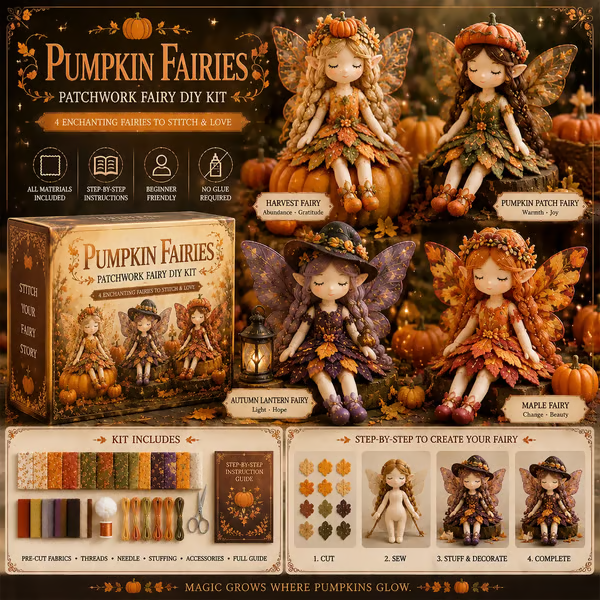 🔥LAST DAY 50% OFF🧵 Fairy Patchwork DIY Collection