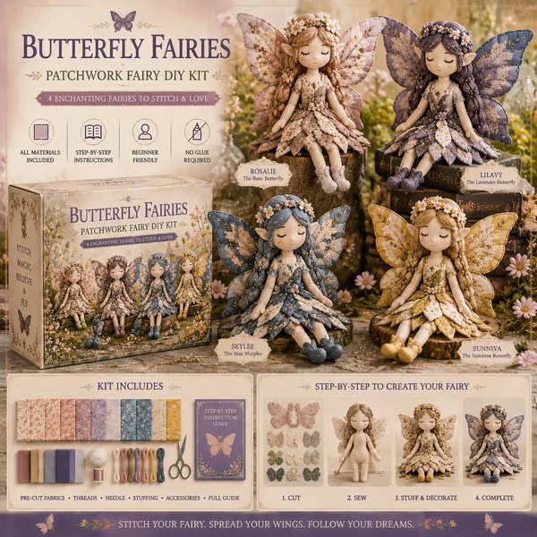 🔥LAST DAY 50% OFF🧵 Fairy Patchwork DIY Collection