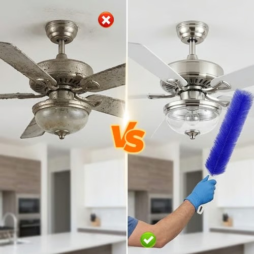 🧹Fan Cleaning Brush – Deep Clean Dust Fast Without Disassembly