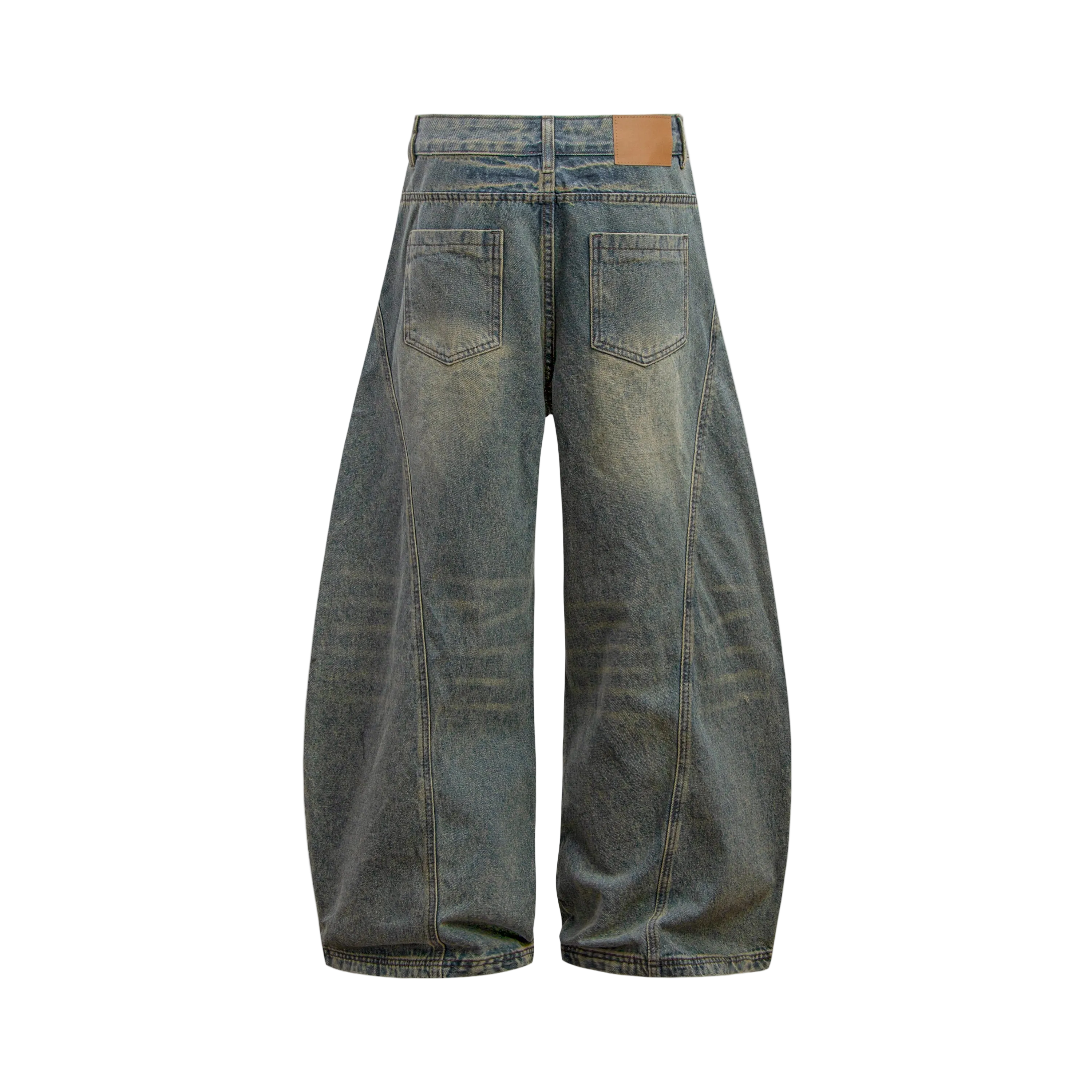 Washed Baggy Jeans