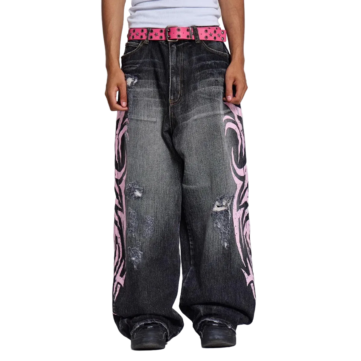 Pink Graphip Jeans