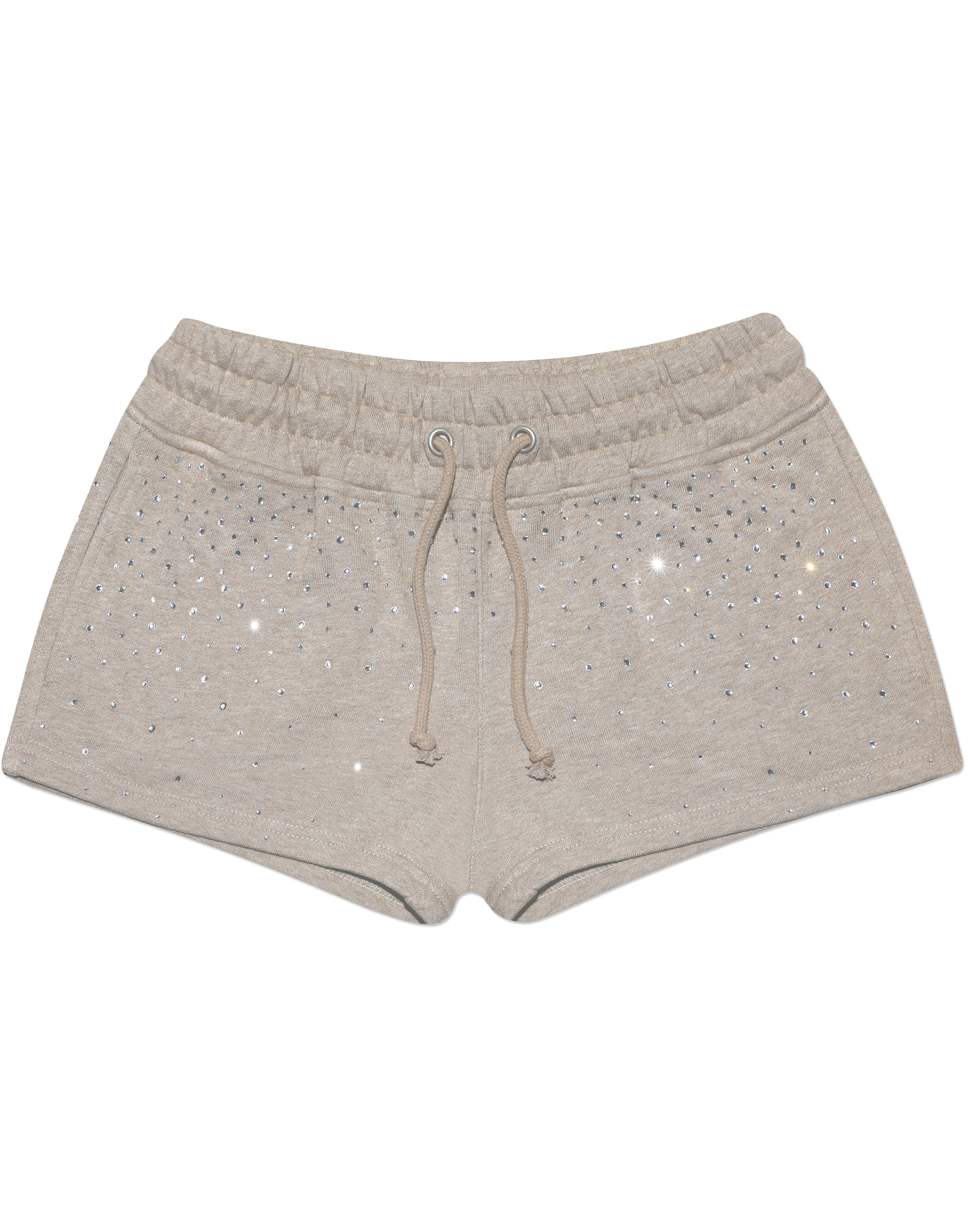  Oat Rhinestone Shorts