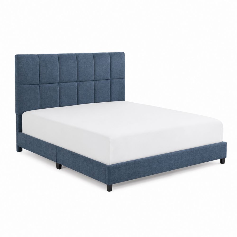 Cama de tela 200x160 cm Azul